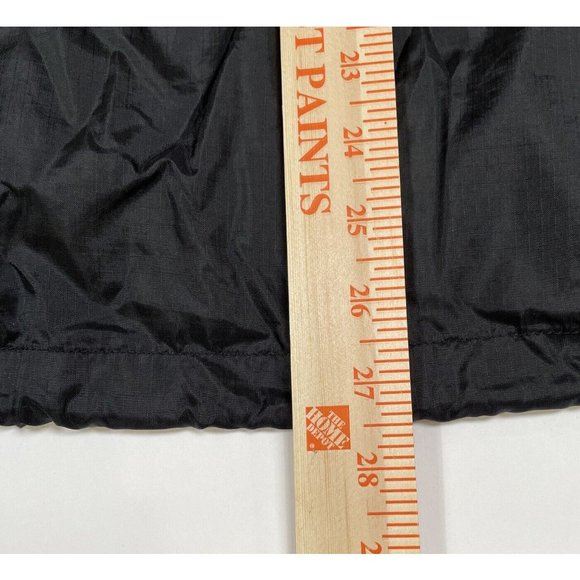 Eddie Bauer EBTEK Ripstop Windbreaker Jacket Mens Size M Black Full Zip Hooded - Picture 11 of 14